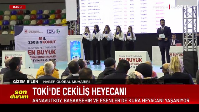 TOKİ İstanbul kura çekimi son etap canlı izle: Başakşehir, Arnavutköy ve Esenler konutları sahiplerini buluyor