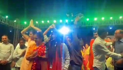 When this saffron color was sung, the devotees got excited