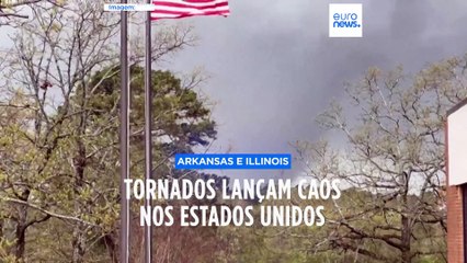 Tornados lançam caos nos Estados Unidos