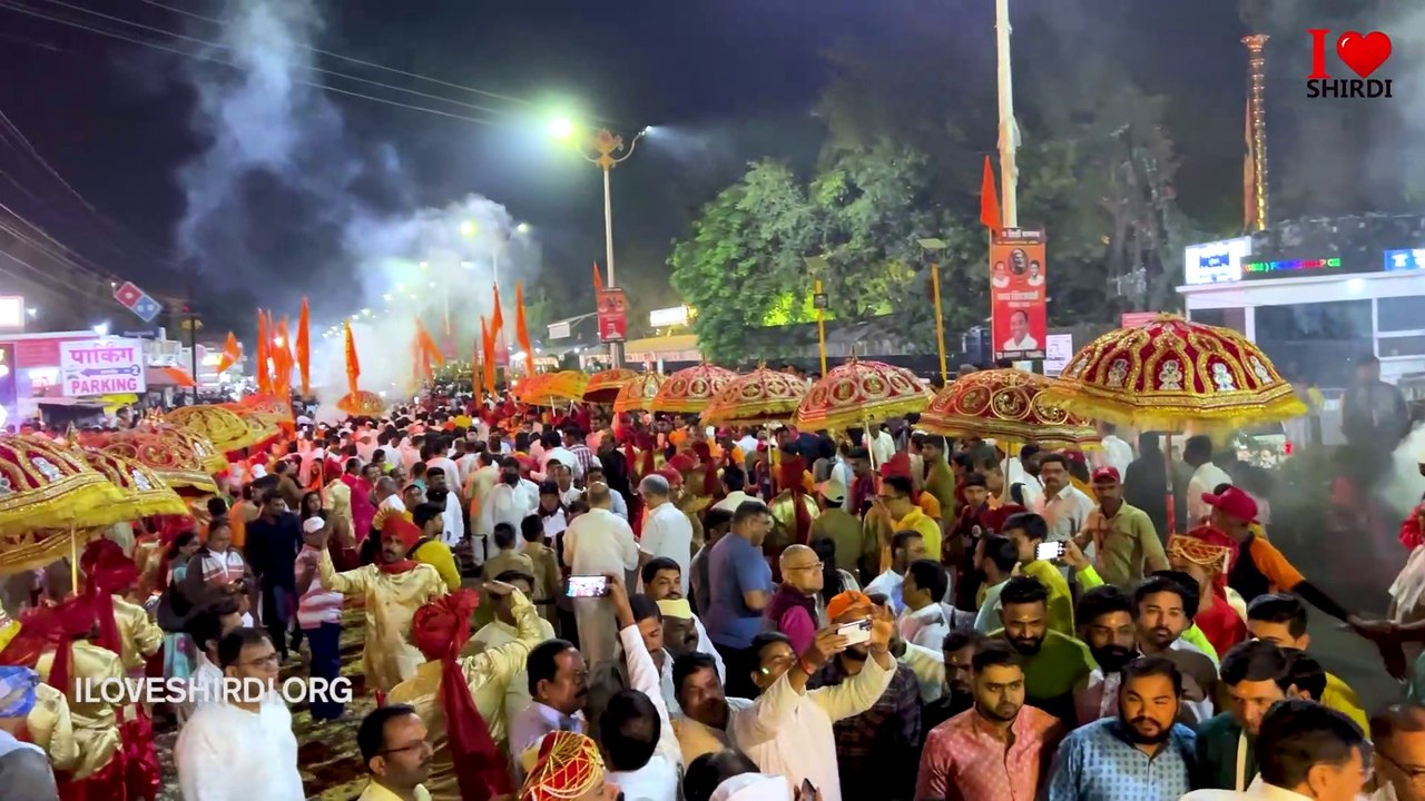 Shirdi Sai Parikrama | साई परिक्रमा | उमड पडा आस्था का सैलाब | शिरडी परिक्रमा | Shirdi Sai baba Parikrama | Sai baba Parikrama | 14KM Shirdi  Parikrama | I LOVE SHIRDI