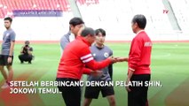 Momen Jokowi Temui Pemain Timnas U-20 Usai RI Batal Jadi Tuan Rumah Piala Dunia