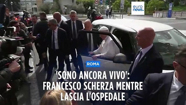 Papa Francesco torna in Vaticano dopo la bronchite che lo ha portato al Gemelli