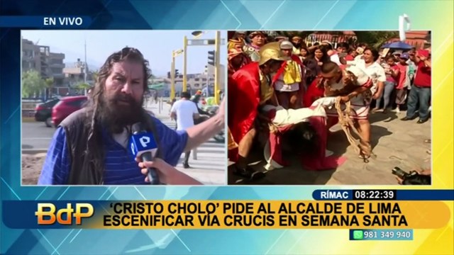 A pocos días de la Semana Santa Cristo cholo no cuenta con permiso de la MML para vía crucis