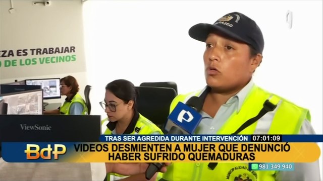 Surquillo: imágenes de cámaras de seguridad desmienten denuncia de vendedora ambulante