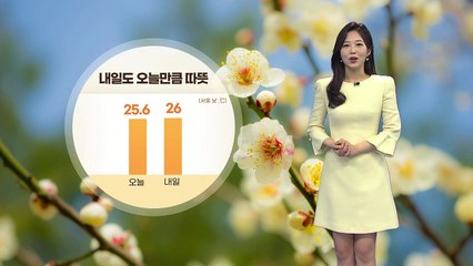 [날씨] 내일도 오늘만큼 따뜻...전국 대부분 건조특보 / YTN
