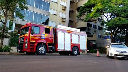 Criança fica presa em apartamento no Centro e Corpo de Bombeiros é acionado