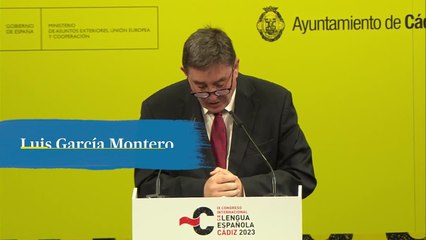 Luis García Montero destaca la importancia de la "unidad" en la lengua española
