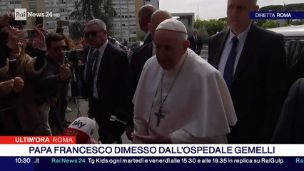 Papa Francesco: "Non ho avuto paura" - Video
