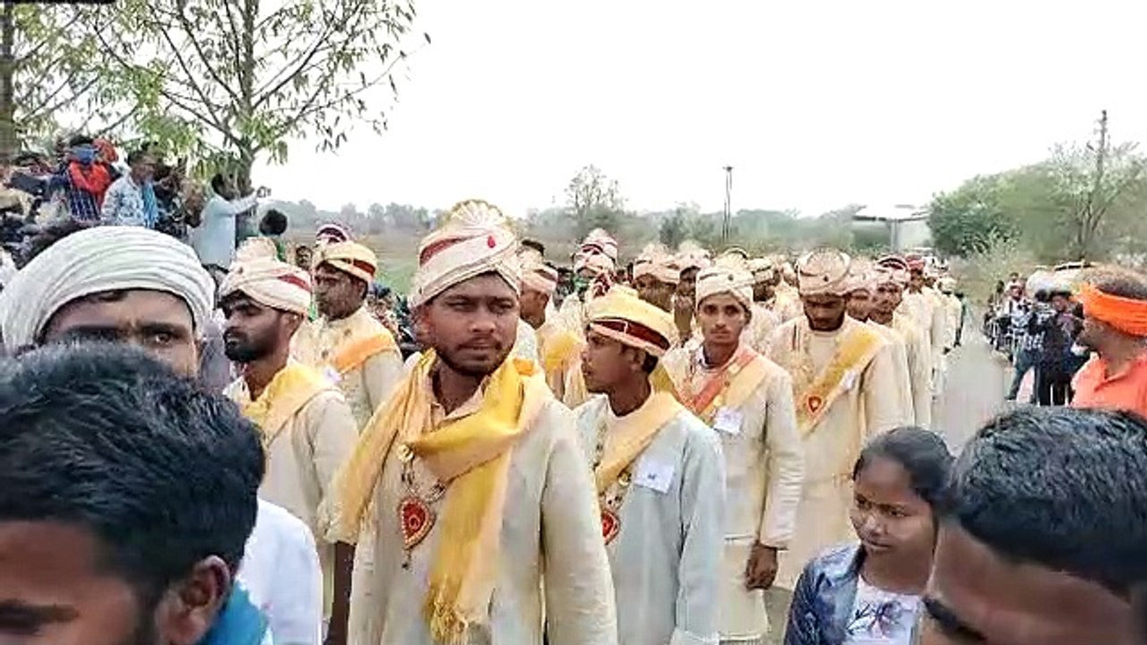कोरबा और कटघोरा के सामूहिक विवाह में 125 जोड़े...
