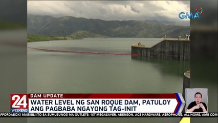 Water level ng San Roque Dam, patuloy ang pagbaba ngayong tag-init | 24 Oras Weekend