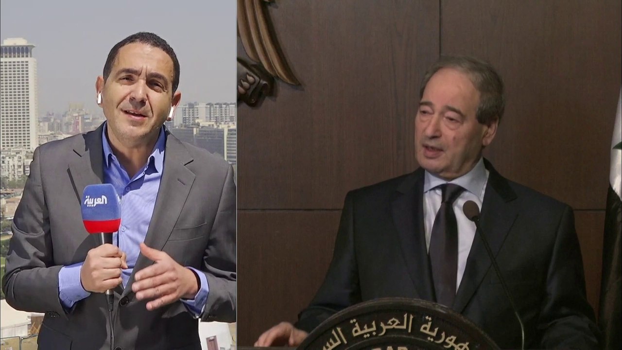 وزير خارجية #سوريا يصل #القاهرة لأول مرة منذ سنوات.. ومراسل #العربية أحمد عثمان يشرح دلالات الزيارة #مصر