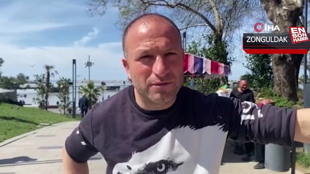 Zonguldak’ta sıcak havayı gören sahile koştu