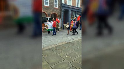 Protest over library closure