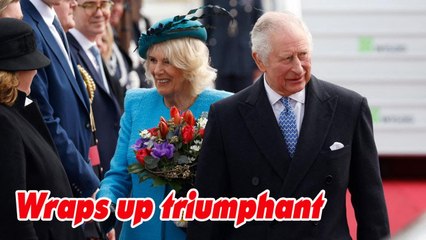 King Charles wraps up triumphant state visit to Germany