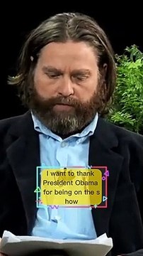 Zach Galifianakis Grills President Obama Between Two Ferns