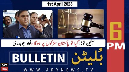 ARY News Bulletin | 6 PM | 1st April 2023