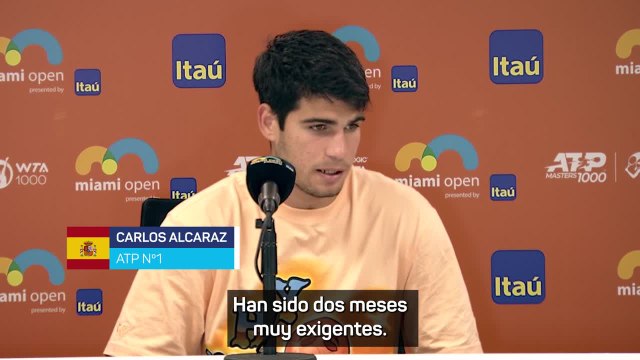 CARLOS ALCARAZ EN RUEDA DE PRENSA TRAS PERDER ANTE SINNER | AS