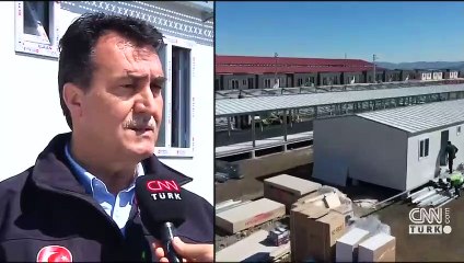 Islahiye'de geçici konutlar yapılıyor
