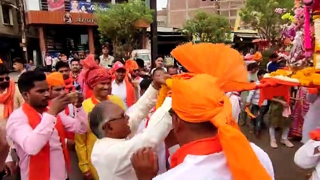 शहर हुआ राममय : पांच हजार से अधिक लोग और डेढ़ किलोमीटर लंबा चल रहा था चल समारोह
