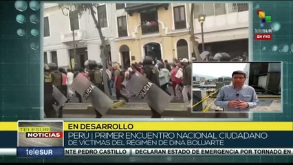 Perú: Se realiza 1er Encuentro Nacional Ciudadano víctimas del régimen de Boluarte