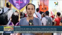 Brasil: Movimientos Sociales salen a las calles en conmemoración del Día de la Mentira