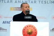 Cumhurbaşkanı Erdoğan Elazığ'da depremzedelere seslendi: 