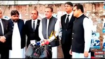 Shah mehmood qureshi media talk at session court Lahore