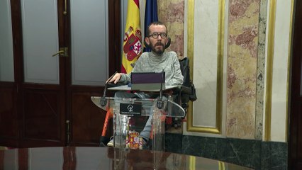 Pablo Echenique, hospitalizado por una neumonía con pronóstico estable