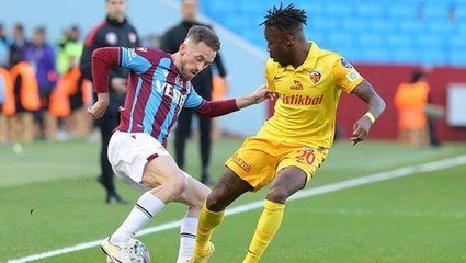 Bunlar alışık olmadığımız skorlar! Trabzon'da gol düellosunun galibi Kayserispor