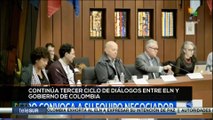 teleSUR Noticias 11:30 01-04: Continúa tercer ciclo de diálogos entre ELN y gobierno de Colombia