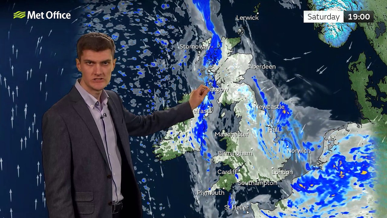 Met Office Evening Weather Forecast 01/04/23 – Rain easing overnight