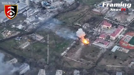 Tiga brigade Ukraina meledakkan gudang amunisi Rusia di dekat Bakhmut