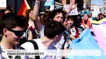 Roma, il corteo delle giovani persone transgender: 