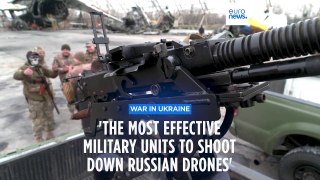 Ukraine's military show off anti-drone units tasked with taking down Russian targets