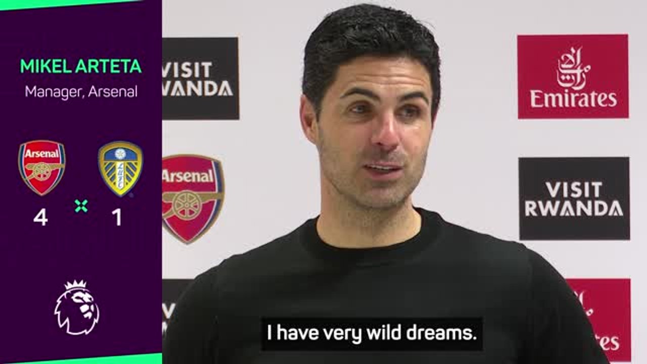 Arteta opens up on 'wild dreams' after Trossard brilliance