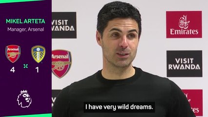 Arteta opens up on 'wild dreams' after Trossard brilliance