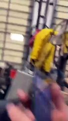 Man Catches Glass Bottle With His Head