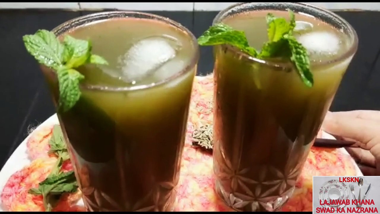 Saunf pudine ka sharbat/fennel seed drink /variyali sharbat/mMint