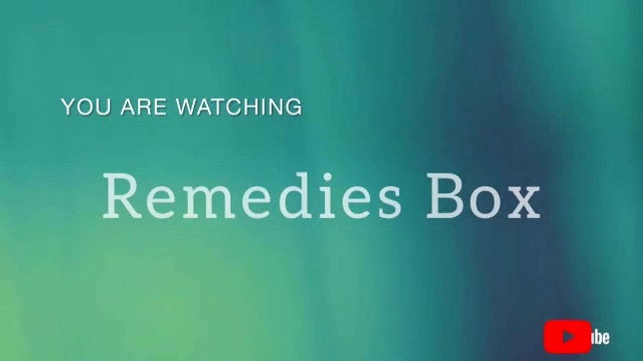 Intro of a helpful channel/Remedies for you/A helping hand/Remedies box