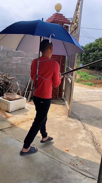 rainy day enjoying 