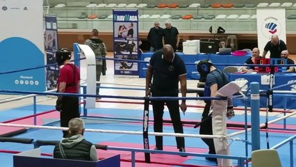 Lucien en bleu 1er combat