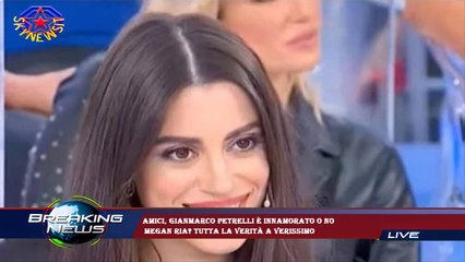 Amici, Gianmarco Petrelli è innamorato o no  Megan Ria? Tutta la verità a Verissimo