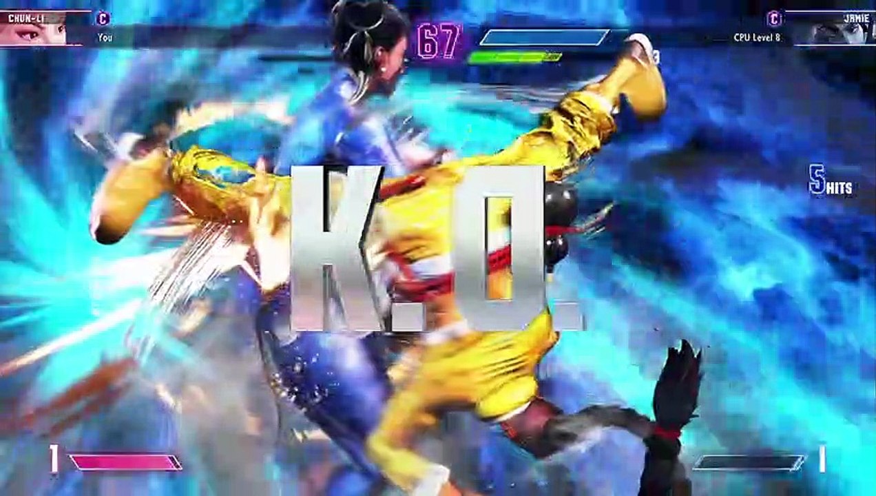 Chun-Li vs Jamie (Street Fighter 6  Gameplay)