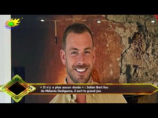 « Il n'y a plus aucun doute » : Julien Bert fou  de Mélanie Dedigama, il sort le grand jeu