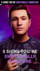 5 Signs You re Immature!  #shorts