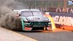 Scary Moment: V8 Supercar Busts into Flames at Albert Park One Day Before F1 Australian Grand Prix