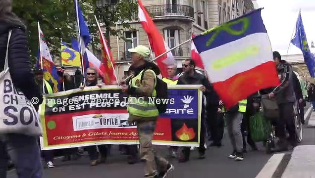 Liberté Vérité citoyens, Gilets Jaune et VîGî Média. Paris/France - 1er Avril 2023