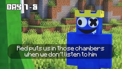 I Survived 100 DAYS as the RAINBOW FRIENDS in HARDCORE MINECRAFT!