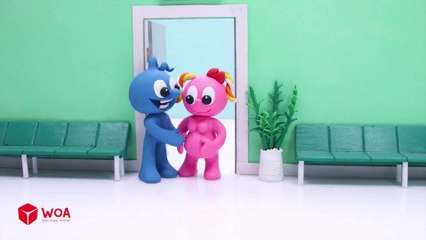 Ice and Fire Toys Painted Clay Creative Animation Pregnant women