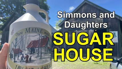 Simmons and Daughters Sugar House in Morrill Maine, USA